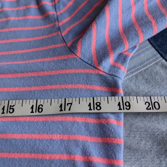 🛍️ BUNDLE ONLY | GAP purple/pink striped knit top Medium - Picture 11 of 12